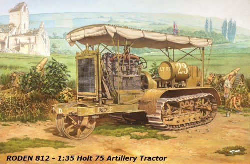 Go to product RODEN 812 - 1:35 Holt 75 Artillery Tractor