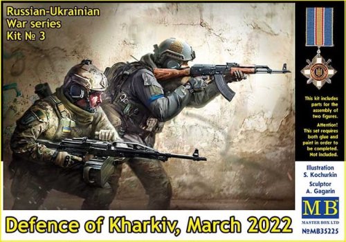 Go to product Master Box 35225 - 1:35 Russian-Ukrainian War series Kit No 3 Defence of Kharkiv March 2022