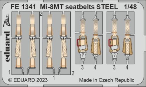 Go to product Eduard FE1341 - 1:48 Mi-8MT seatbelts - Steel