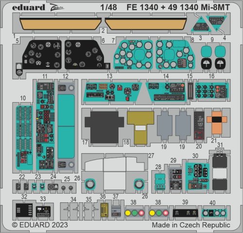 Go to product Eduard FE1340 - 1:48 Mi-8MT