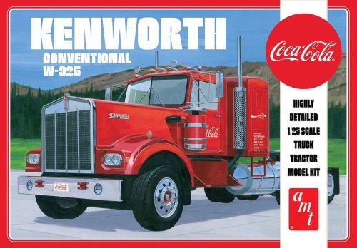 Go to product AMT 1286 - 1:25 Kenworth Conventional W-925 Coca-Cola
