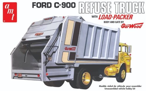 Go to product AMT 1247 - 1:25 Ford C-900 Refuse Truck with load-packer