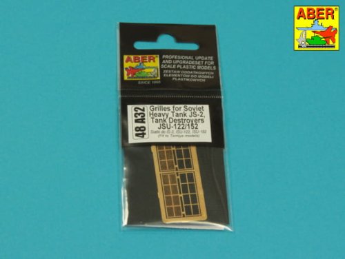 Go to product Aber 48A32 - 1:48 Photoetched grilles for IS-2 or ISU-122/152 tanks