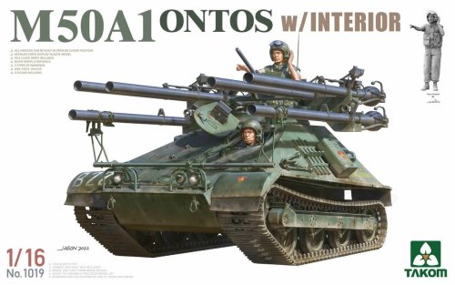 Go to product Takom 1019 - 1:16 M50A1 Ontos w/ Interior