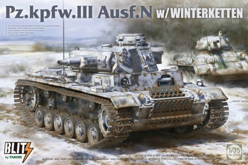 Go to product Takom 8011 - 1:35 Pz.Kpfw. III Ausf. N w/ Winterketten