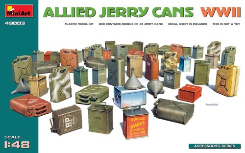 Go to product Miniart 49003 - 1:48 Allied Jerry Cans WWII