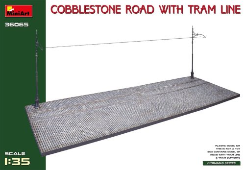 Go to product Miniart 36065 - 1:35 Cobblestone Road With Tram Line