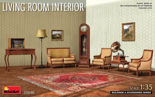 Go to product Miniart 35646 - 1:35 Living Room Interior