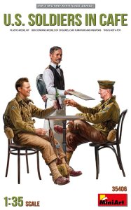 Miniart 35406 - 1:35 U.S. Soldiers in Cafe