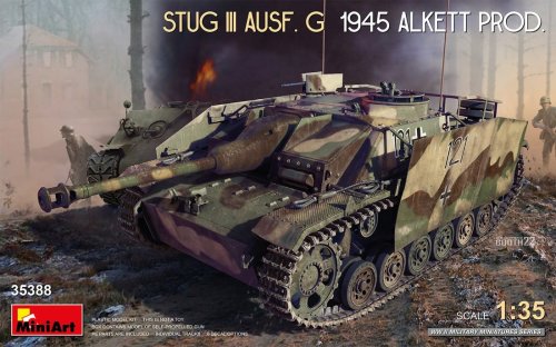 Go to product Miniart 35388 - 1:35 StuG III Ausf. G 1945 Alkett Prod.