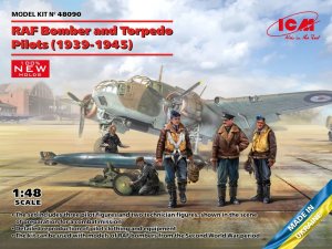 ICM 48090 - 1:48 RAF Bomber and Torpedo Pilots 1939-1945
