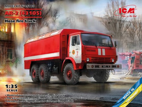 Go to product ICM 35003 - 1:35 AR-2 43105 Hose Fire Truck