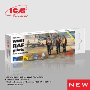 ICM 3033 - Acrylic paints set:  WWII RAF Pilots