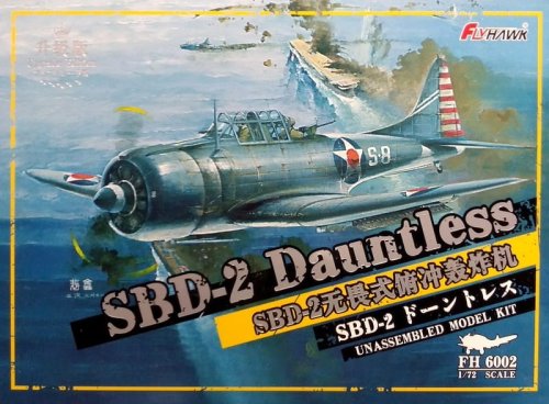 Go to product Flyhawk 6002 - 1:72 SBD-2 Dauntless - Upgrade Edition