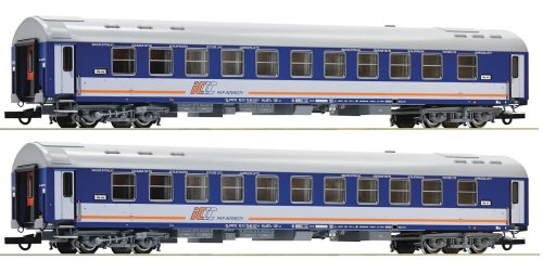 Go to product ROCO 74191 H0 - Set of 2 Y/B-70 type couchette cars PKP Intercity