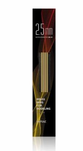 DSPIAE BB-2.5 - Brass rods, dia. 2.5mm, length 200mm - 5 pcs