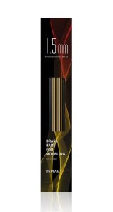DSPIAE BB-1.5 - Brass rods, dia. 1.5mm length 200mm - 8 pcs