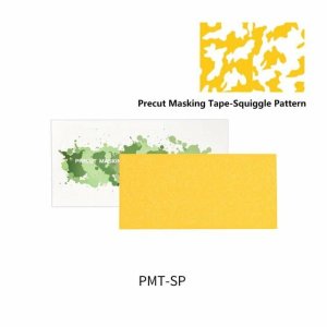 DSPIAE PMT-SP - Die cut self adhesive masking paper - Squiggle Pattern