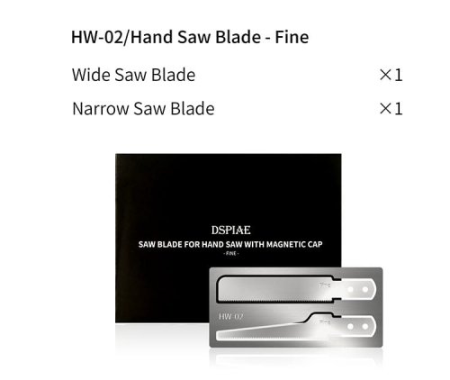 Go to product DSPIAE HW-02 - Spare saw blades for AT-HW model saw - Fine