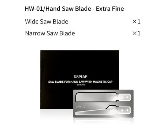 Go to product DSPIAE HW-01 - Spare saw blades for AT-HW model saw - Extra Fine