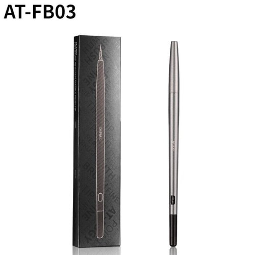 Go to product DSPIAE AT-FB03 - Metal handle paintbrush with replaceable painting tip, size 3/0 - grey