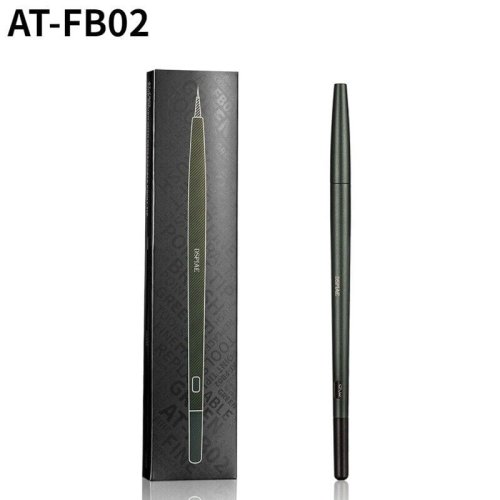 Go to product DSPIAE AT-FB02 - Metal handle paintbrush with replaceable painting tip, size 3/0 - green