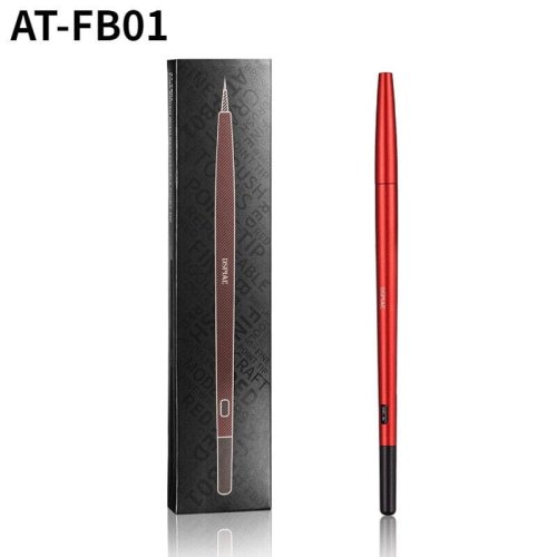 Go to product DSPIAE AT-FB01 - Metal handle paintbrush with replaceable painting tip, size 3/0 - red