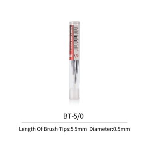 DSPIAE FBT-5/0 - Spare painting tip for AT-FB paintbrush, size 5/0 - 3 pcs
