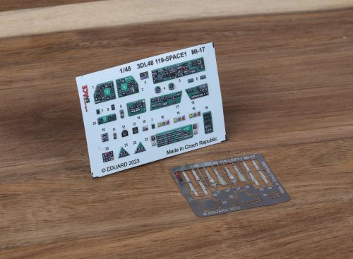 Go to product Eduard 3DL48119 - 1:48 Mi-17 Space 3D Decals + PE