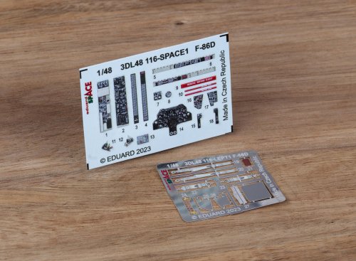 Go to product Eduard 3DL48116 - 1:48 F-86D Space 3D Decals + PE