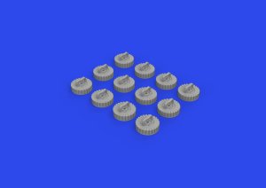 Eduard 648861 - 1:48 Lewis 97-cartridges ammo magazines Print 3D