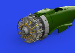 Eduard 648852 - 1:48 A6M2-N Rufe engine complete Print 3D