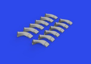 Eduard 624003 - 1:24 Spitfire Mk.IX exhaust fishtail Print 3D