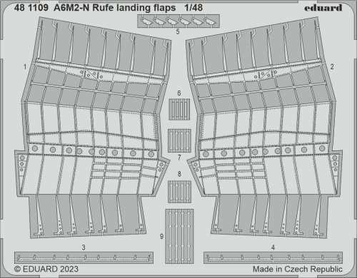 Go to product Eduard 481109 - 1:48 A6M2-N Rufe landing flaps