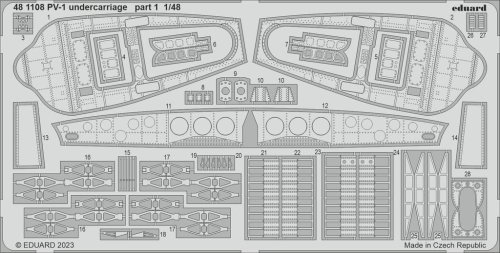 Go to product Eduard 481108 - 1:48 PV-1 undercarriage