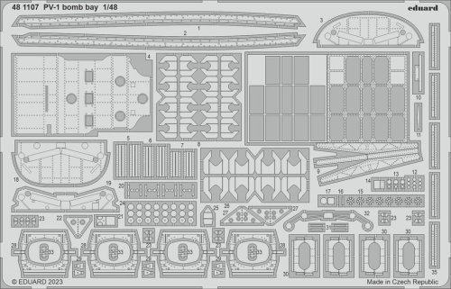 Go to product Eduard 481107 - 1:48 PV-1 bomb bay