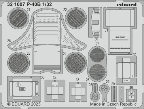 Go to product Eduard 321007 - 1:32 P-40B