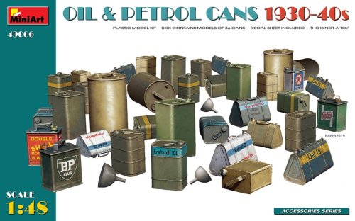 Go to product Miniart 49006 - 1:48 Oil & Petrol Cans 1930-40s