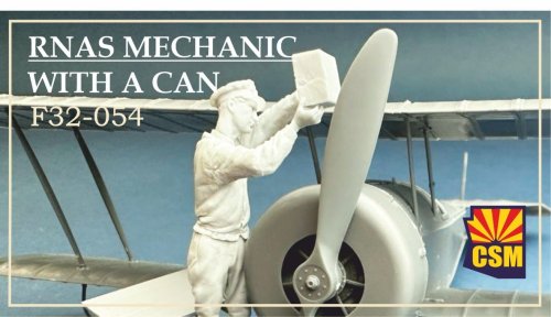Go to product Copper State Models CSM F32054 - 1:32 RNAS Mechanic with a Can