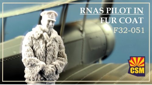 Go to product Copper State Models CSM F32051 - 1:32 RNAS Pilot in Fur Coat
