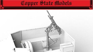 Copper State Models CSM A35026 - 1:35 Anti-aircraft St Etienne MG for French Armored Car Modele 1914