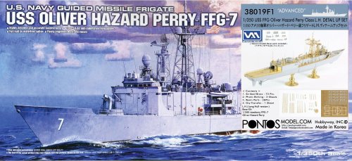 Go to product Pontos 38019F1 - 1:350 USS FFG Oliver Hazard Perry Class Detail up set Advanced Plus Kit
