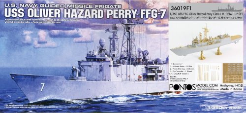 Go to product Pontos 36019F1 - 1:350 USS FFG Oliver Hazard Perry Class Detail up set Plus Kit