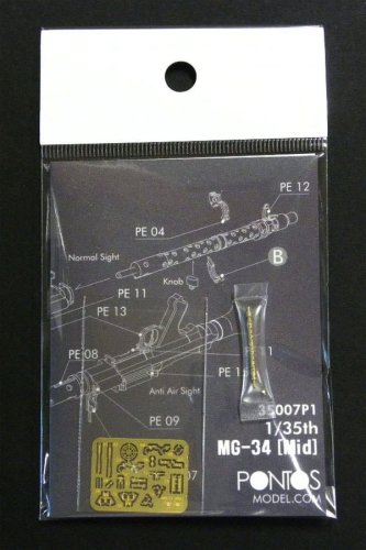 Go to product Pontos 35007P1 - 1:35 MG-34 Mid
