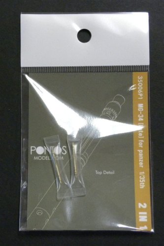Go to product Pontos 35006P1 - 1:35 MG-34 Late for Panzer 2in1