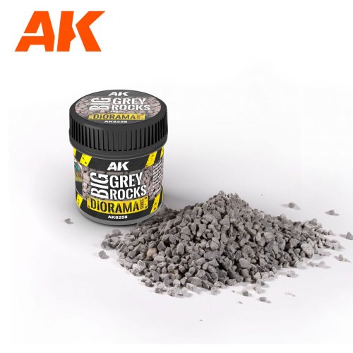 Go to product AK Interactive 8258 - Big Grey Rocks scatter 100 ml