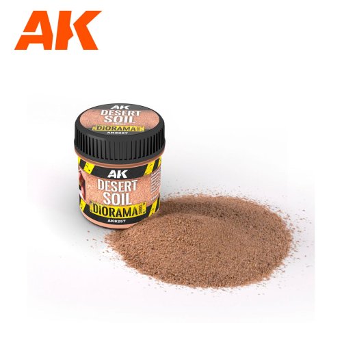 Go to product AK Interactive 8257 - Desert Soil scatter 100 ml
