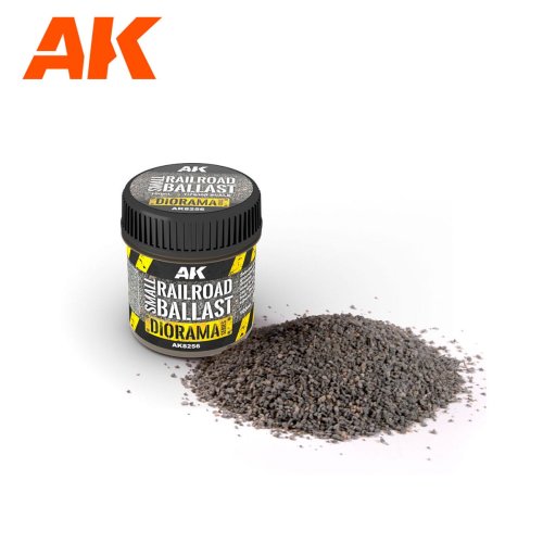 Go to product AK Interactive 8256 - Small railroad ballast 100 ml