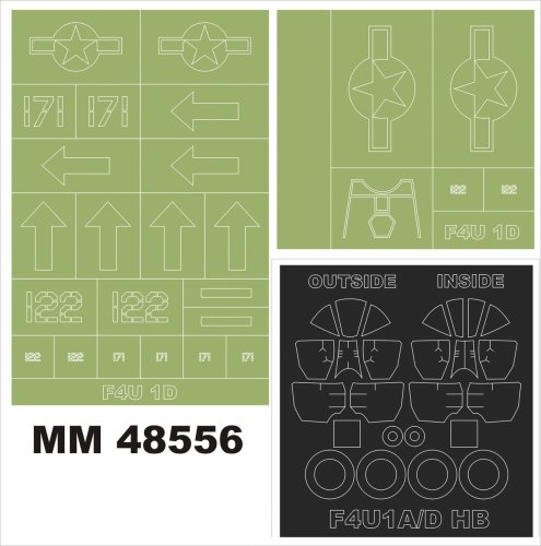 Go to product Montex MM48556 - 1:48 F4U-1A/D Corsair