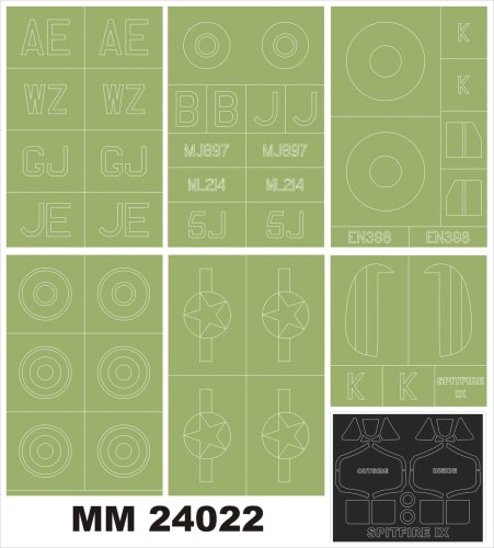 Go to product Montex MM24022 - 1:24 Spitfire IX